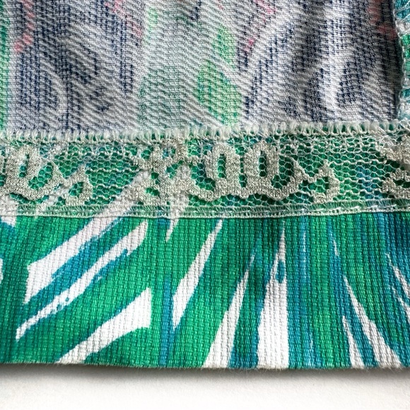 Lilly Pulitzer Tandie Shift Dress Womens 14 Toucan Green Costa Verde Elephant - Picture 13 of 15